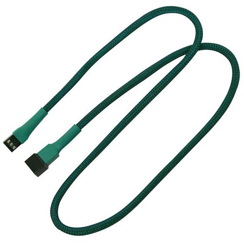 Nanoxia 60 cm grünes Verlängerungskabel für 3-Pin Molex (NX3PV60G)