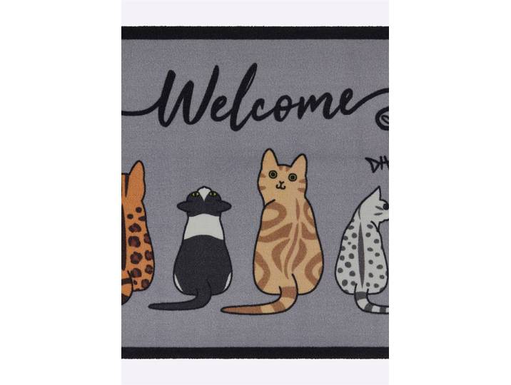 Fußmatte WITT Fußmatte Fußmatte 1 , katze, B:40cm Ø:0cm, Teppiche, Fußmatte