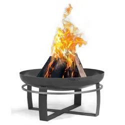 CookKing Feuerschale "Viking 60",schwarz,Ø 60 x 36 cm