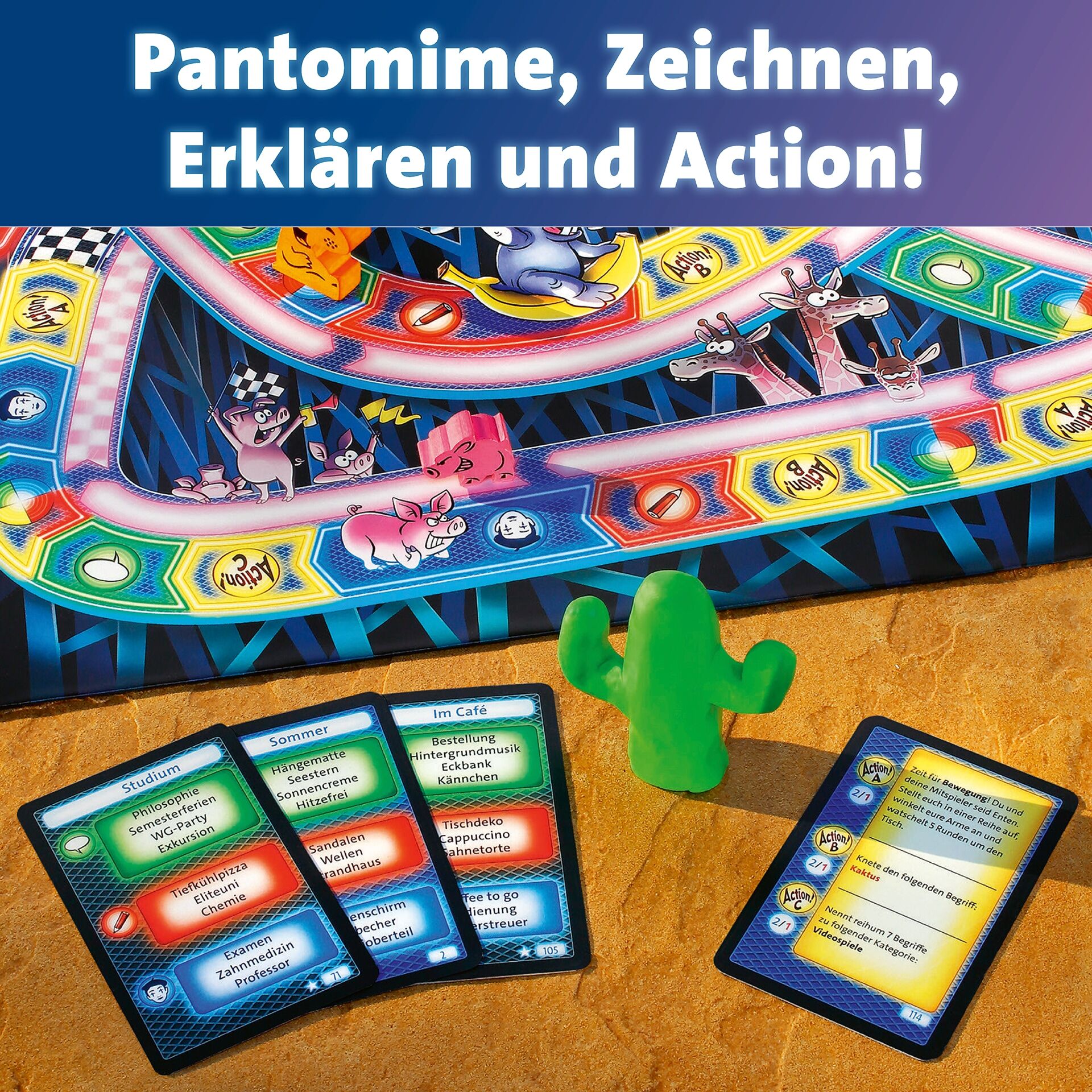 Spiel RAVENSBURGER "Das Nilpferd in der Achterbahn", bunt, Spiele, Kinder, Spiel, Made in Europe