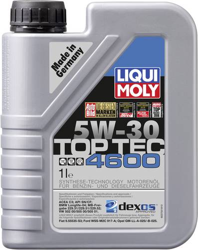 Liqui Moly Top Tec 4600 5W-30 3755 Leichtlaufmotoröl 1l