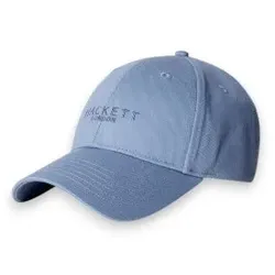 Hackett London für Herren. HM0400074 Blaue Contrast Brand Kappe (OSFA), Lässig, Baumwolle