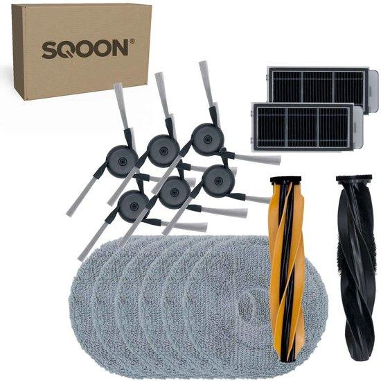 SQOON 15-delige vervangingsset voor Dreame X50 Ultra Complete robotstofzuigeronderhoud
