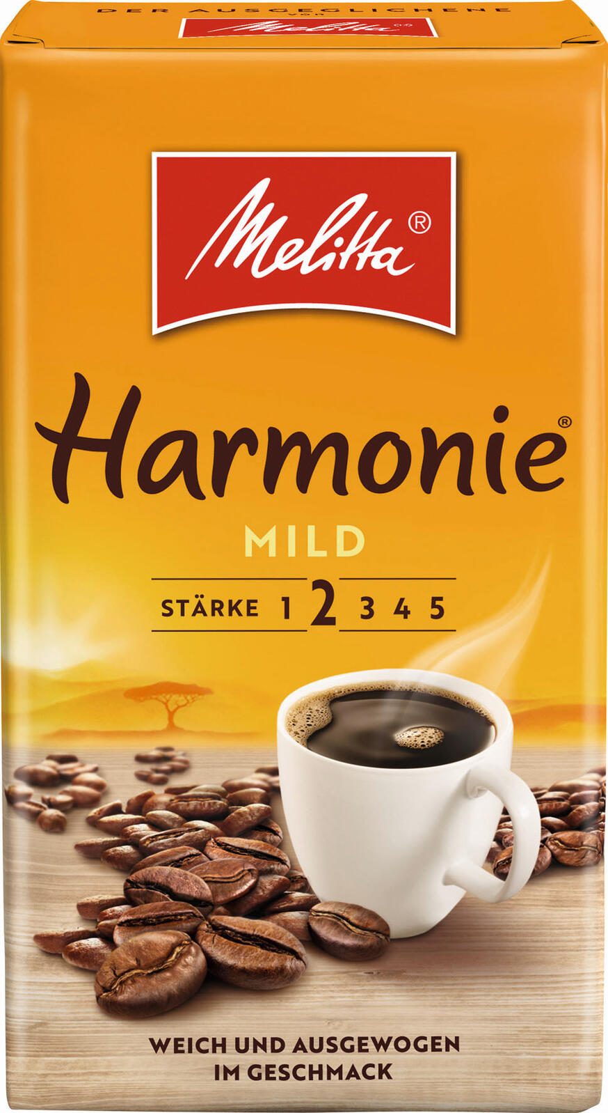 Melitta Kaffee Harmonie Mild 500,0 g 121758008