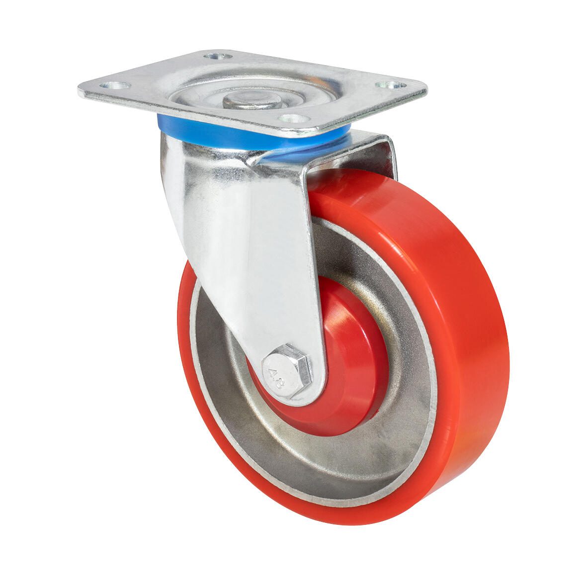 WAGNER® design yourself Schwerlast-Lenkrolle RO 0125 rot 4012501