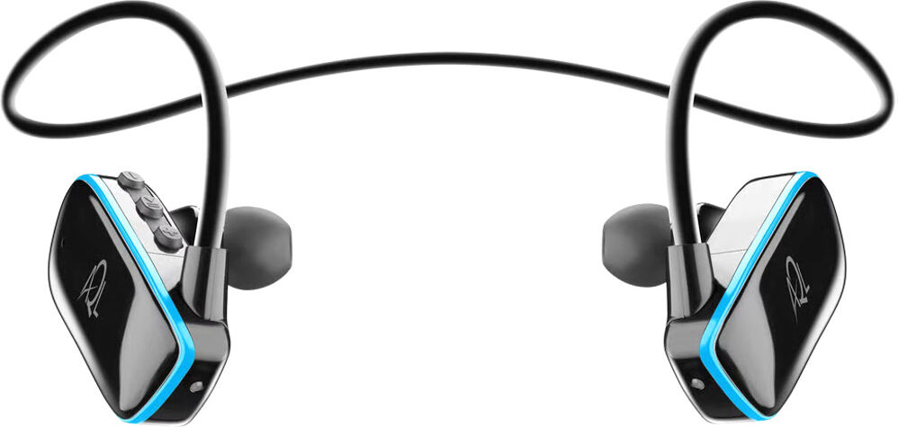 Cellular Line waterproof bt earphones 4gb univ sonido Negro (UNICA)