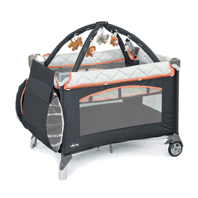 Chicco Lullaby Playard with Electronics in Iceberg