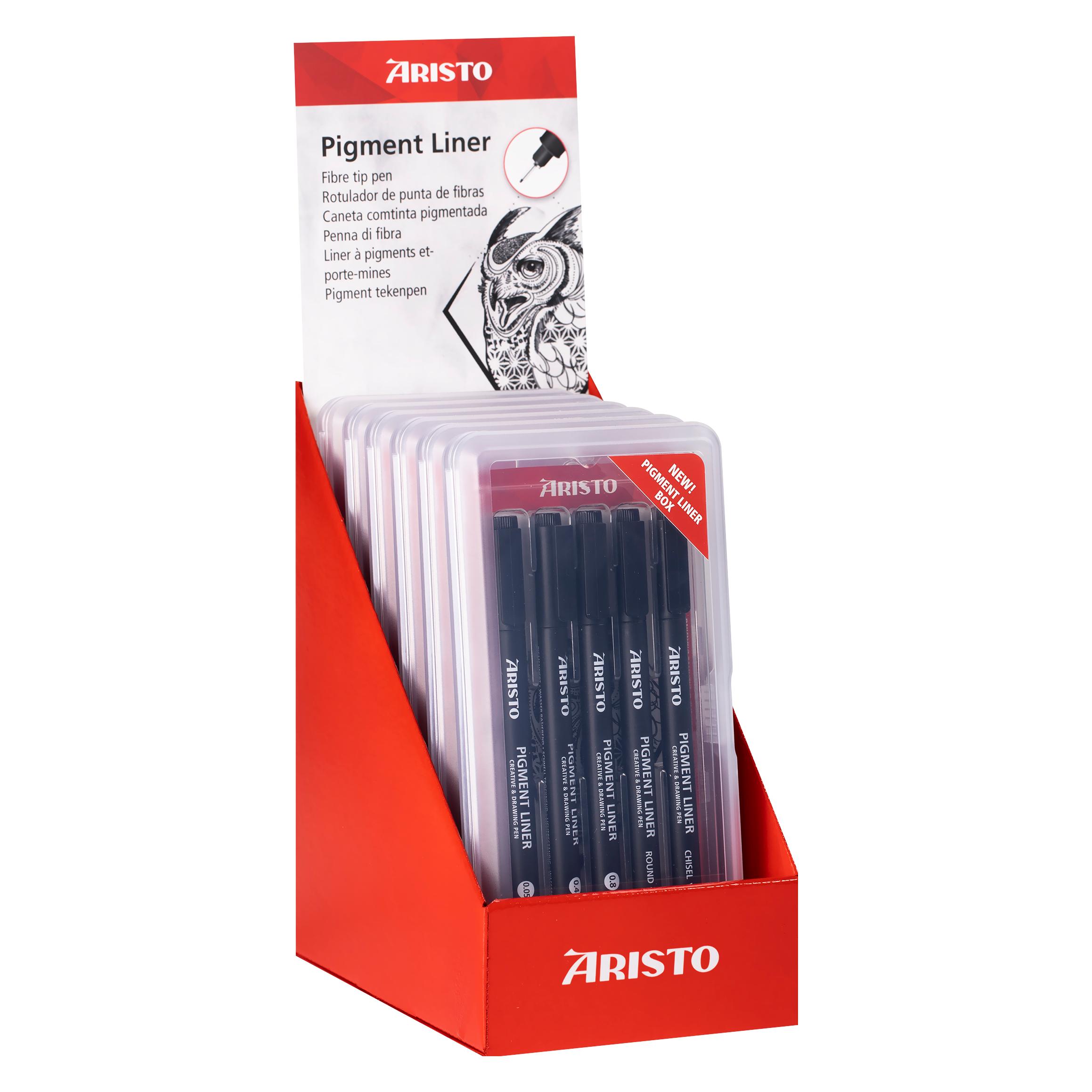 Aristo Pigmentliner Display, 6 x 23535 Creativ 5er Set 2 (VD23625)