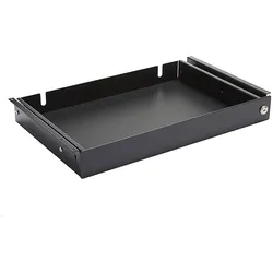 MonLines NTH002B Notebook Schublade unter dem Tisch mit Schloss, schwarz