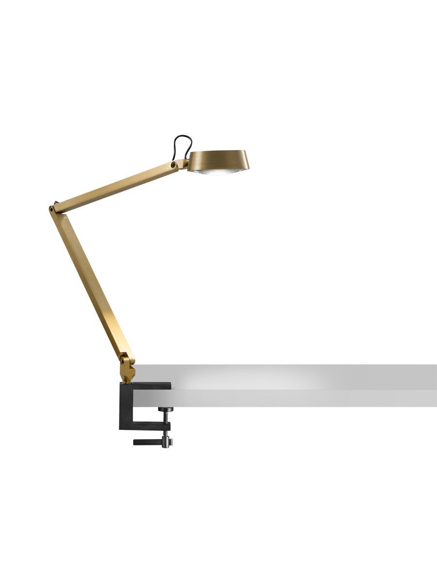 Light-Point LED-Schreibtischleuchte mit Tischklemme DARK 10W Messing 271134 5711389711344