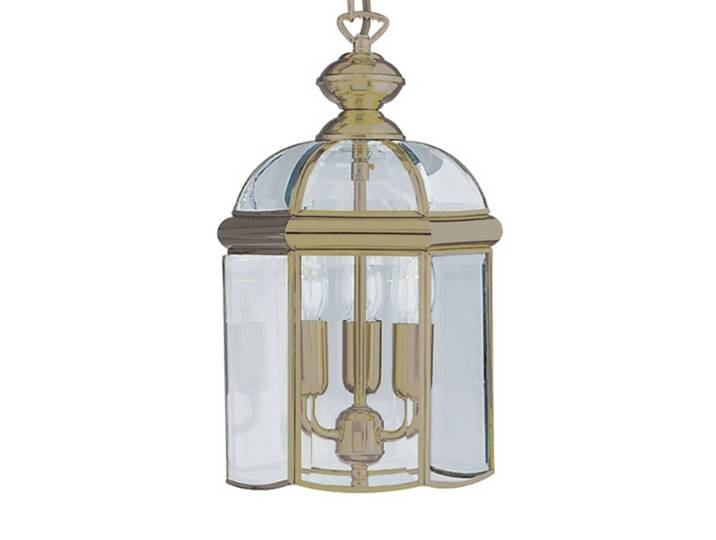 Searchlight Hängelampe Arlind, dimmbar, bronze / altmessing, für Wohn- / Esszimmer, Glas, Antik, Pendelleuchte