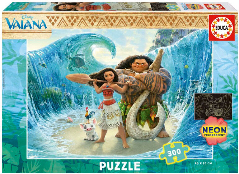 EDUCA BORRAS Puzzle Neon 300 pcs Vaiana - Educa