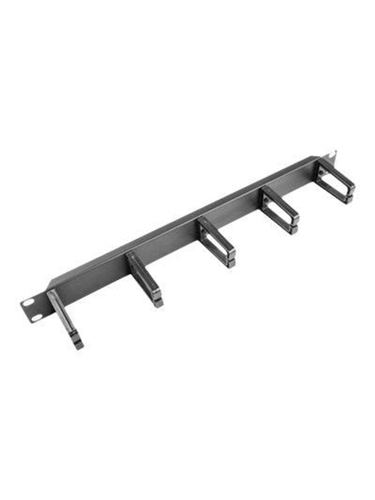 Lanberg AK-1202-B - 1U - Cable Management Panel
