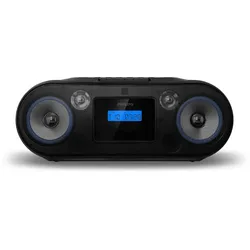 PHILIPS TAZ7500/10 Radiorekorder mit CD-Spieler, Schwarz