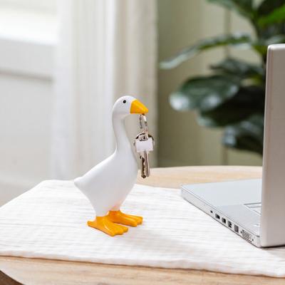Evergreen "Gordy the Goose Resin Table Décor with Magnetic Beak - 8"""