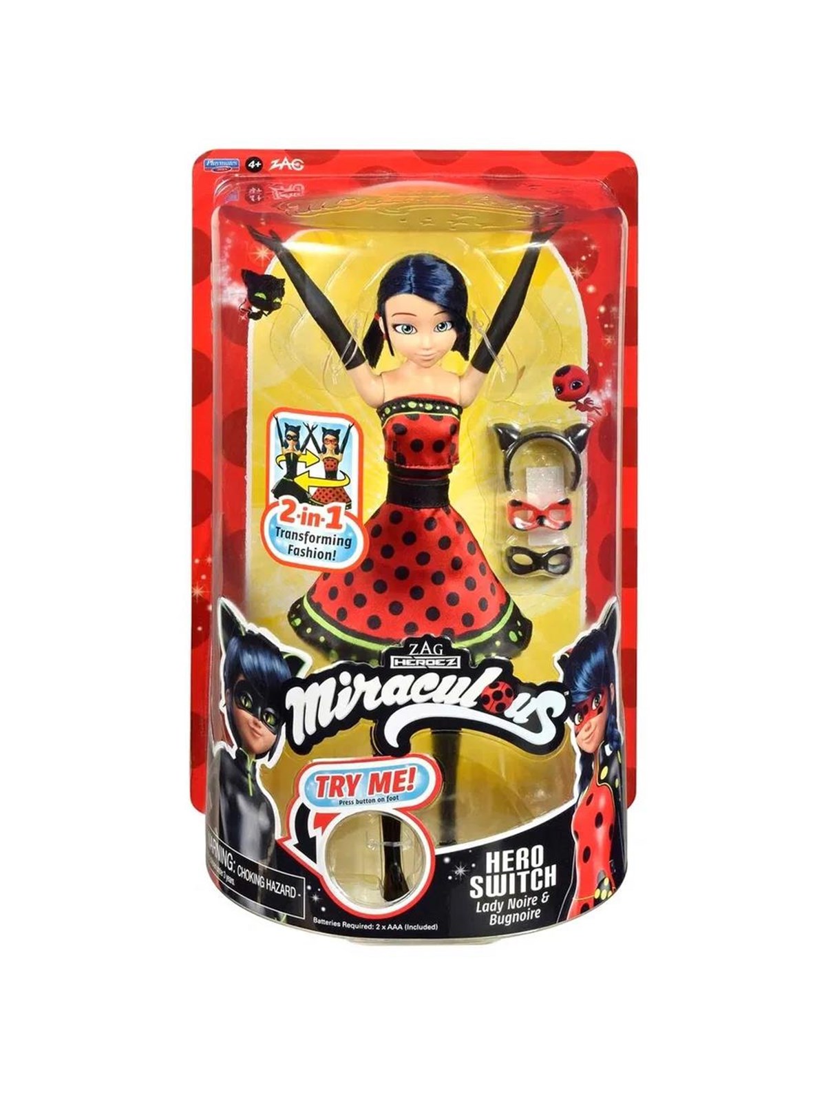 Miraculous Fashion Hero Switch Doll 26 cm
