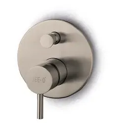 JEE-O Slimline Unterputz-Wannenarmatur mit Umsteller, dark steel, 800-2209 800-2209