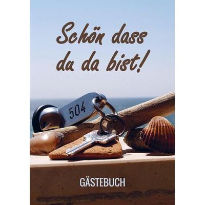 Schön dass du da bist! - Gästebuch, Taschenbuch von Gästebuch & Mehr, Bookmundo Direct, 978-94-036-8599-1