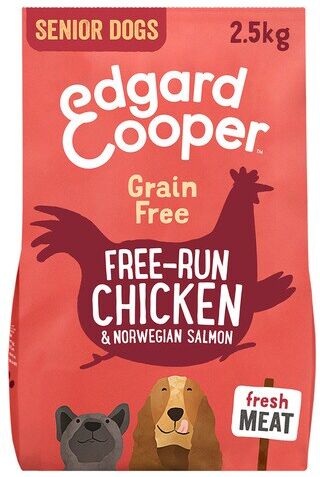 Edgard & Cooper Edgard &amp; Cooper - Pienso para perros sénior Edgard &amp; Cooper pollo y salmón 2,5 kg.  (2,5 Kg)