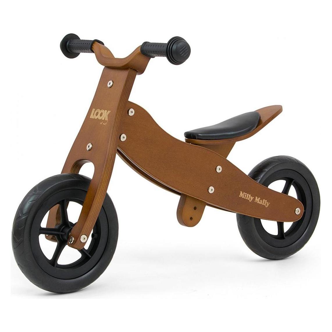 Mally 2in1 balance bike - dark brown (5901761125238)