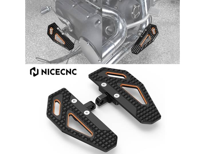 NICECNC Rider repose-pieds repose-pieds pour Harley Dyna Super Glide personnalisé 2006-2013 Street Bob Fat Bob Low Rider Wide Glide 1999-2017