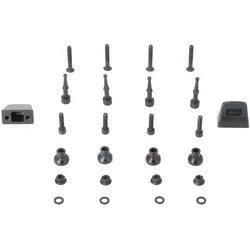 SW-Motech Adapterkit für EVO Kofferträger - Für Givi MonoKey. Montage von 2 Koffern.