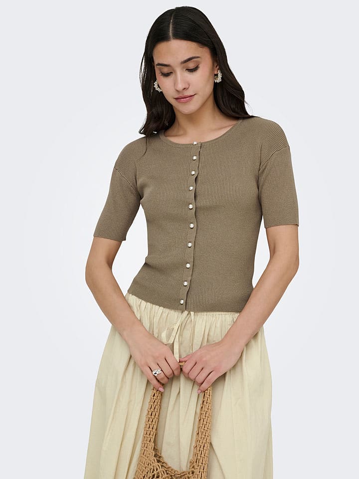 JDY Cardigan in Khaki - XS