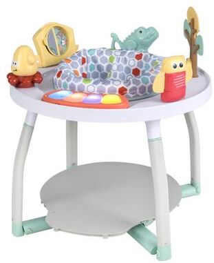 Costway 5-in-1 Baby Activity Center Interactive Bounce Seat with Removable Toys-White