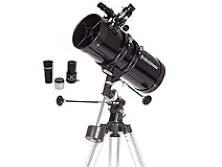 Celestron 21049 PowerSeeker 127EQ Reflector Telescope, Black