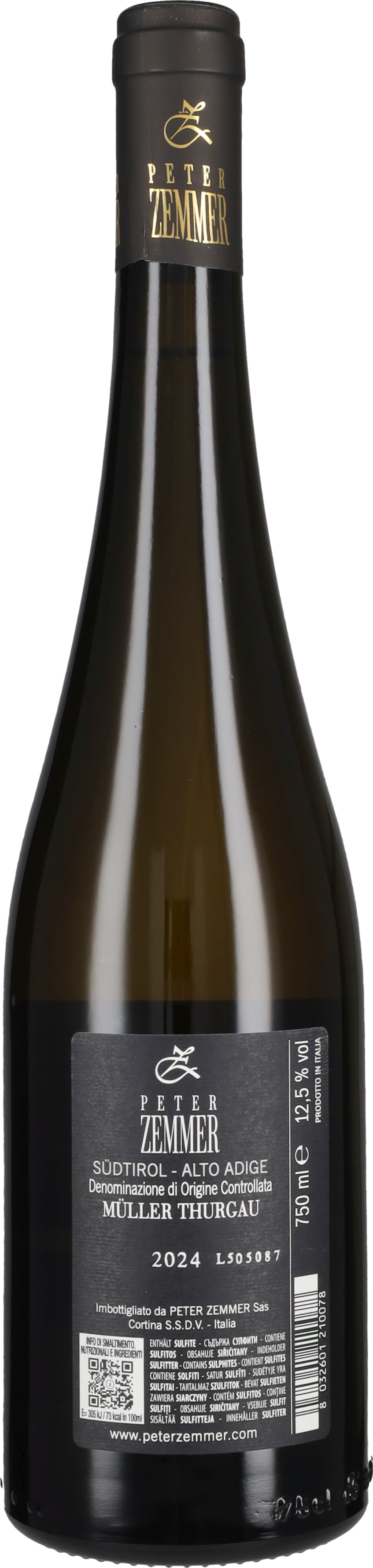 Zemmer Peter Muller Thurgau Peter Zemmer 2025