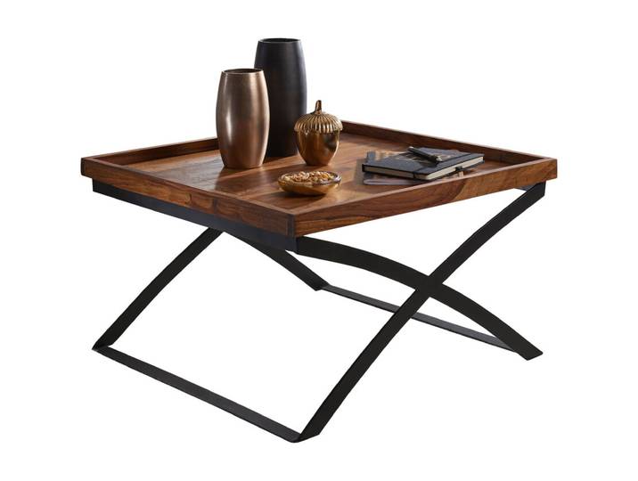 Couchtisch Alesund 63x39x63 cm Massivholz
