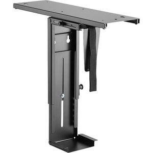 LogiLink PC-Halterung EO0004, drehbar, schwarz, zur Schreibtischmontage für Mini- & Midi-Tower