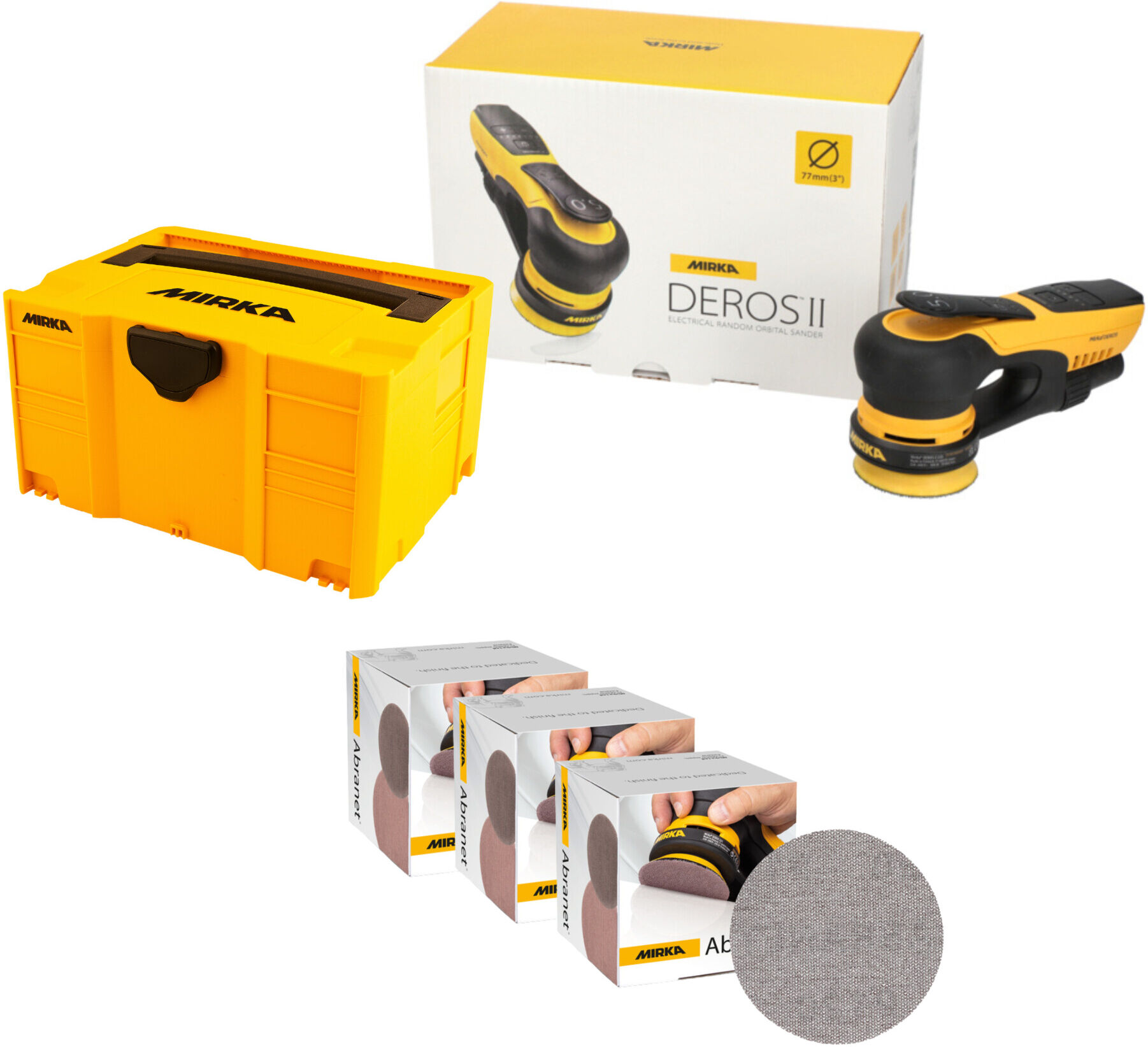 Mirka Schleifsystem DEROS II 350 Small (KIT2611JCDMDE)