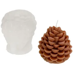 buttinette Silikon Kerzengießform "Tannenzapfen"