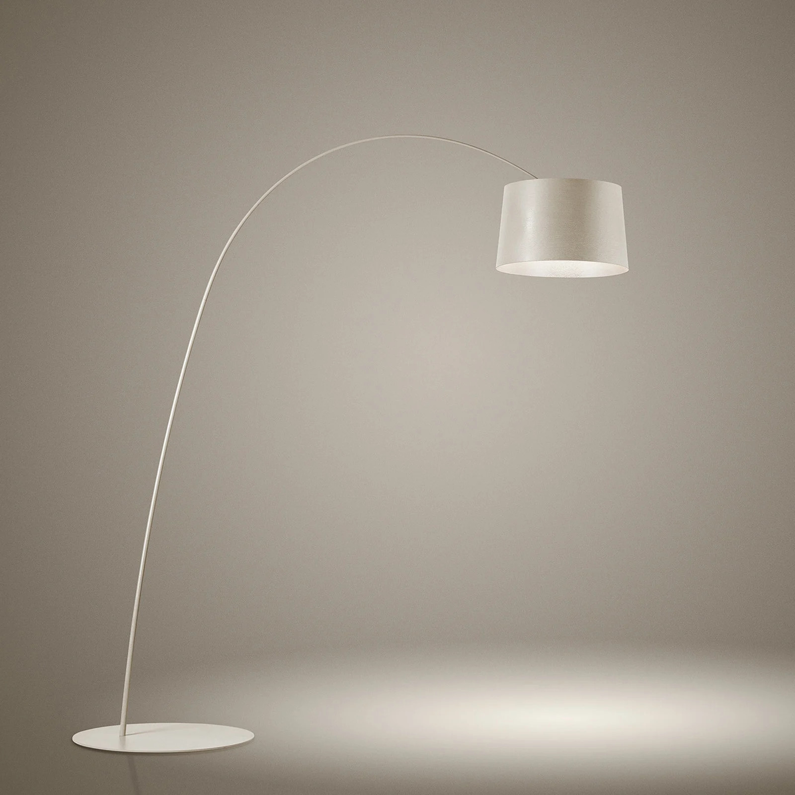Foscarini Twice as Twiggy LED Vloerlamp Grijs voor de Woonkamer
