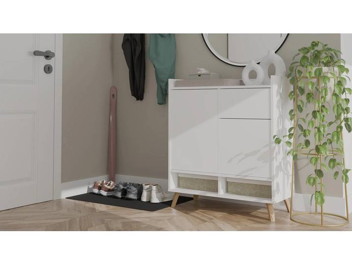 Commode combinée VINTERA - blanche