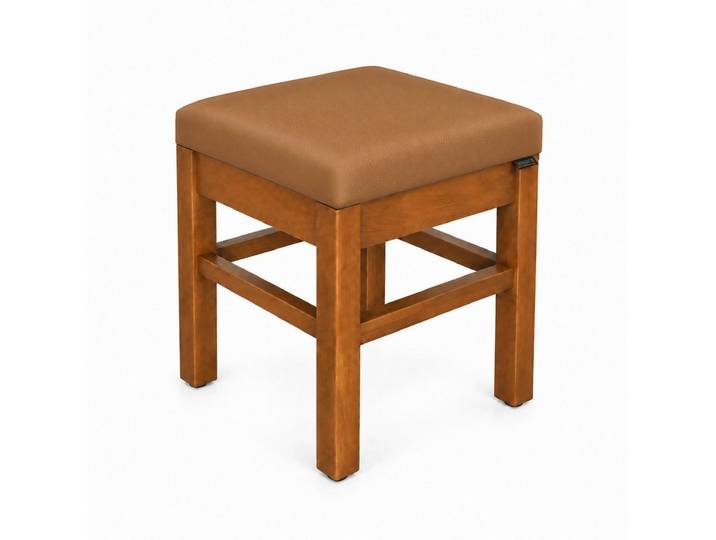 einrichtungsdesign24 Sitzhocker Schwerlasthocker Alexander Rustikal – Robuster Sitzhocker für Senioren