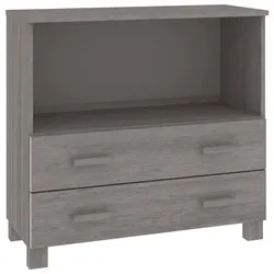 Helloshop26 - Buffet Sideboard Kommode Kleiderschrank Aufbewahrungsmöbel Organizer Küche Wohnzimmer hell 85 x 35 x 80 cm Kiefernholz 02_0032160