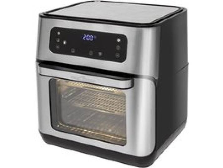 ProfiCook PC-FR 1200 H Air Fryer 11 L 1500 W Déshydrateur Accessoires Polyvalente Inox/Noir