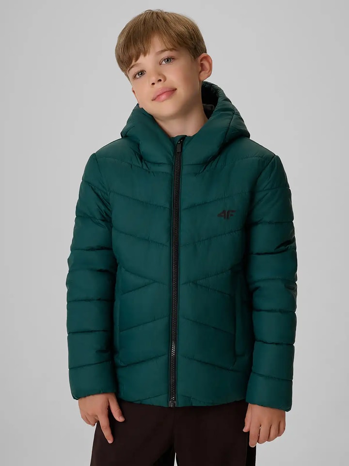 4F Winterjacke in Petrol - 164