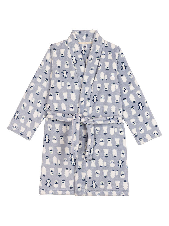 PETIT BATEAU Bademantel in Grau - 86/92