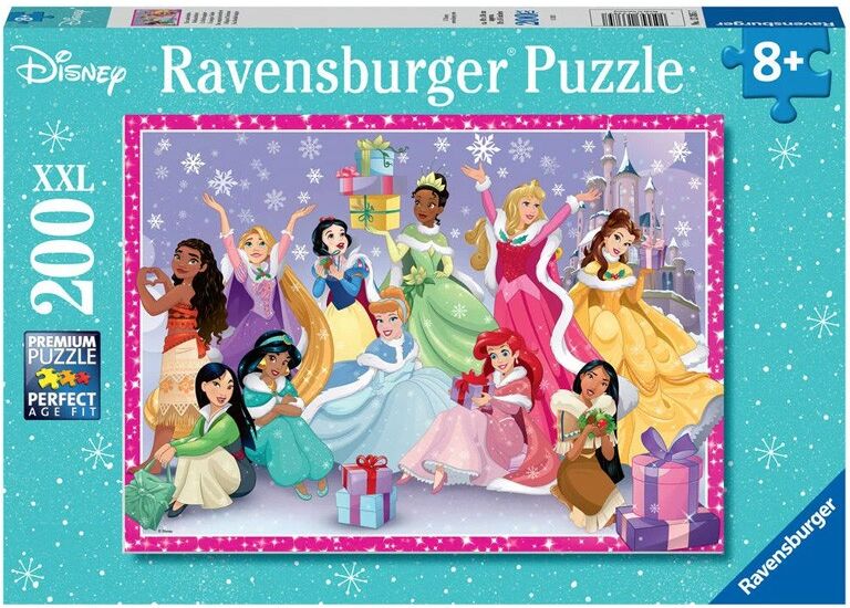 Ravensburger Puzzle 200 pièces XXL - Un Noël magique / Disney Princesses