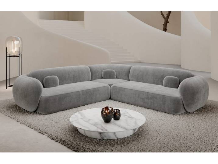 Couch Altea L-Form in Stoff
