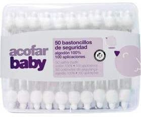 Acofarbaby Bastoncillos de Seguridad 50 uds