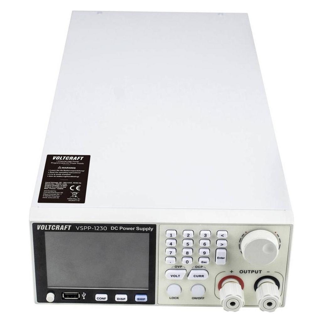 Voltcraft VSPP-1230 Labornetzgerät fuer Rackeinbau einstellbar 0 -/DC 0 (VC-17068690)