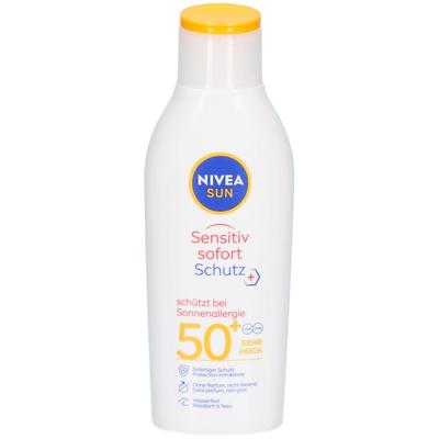 Nivea Sun Sensitiv Sofort Schutz Lotion Sonnenalergie LSF 50+ 200ml x4 4x200 ml