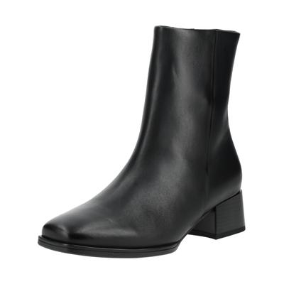 Stiefelette GABOR "Gabor Stiefelette Leder", Damen, Gr. 39, schwarz, Leder, Schuhe Stiefelette