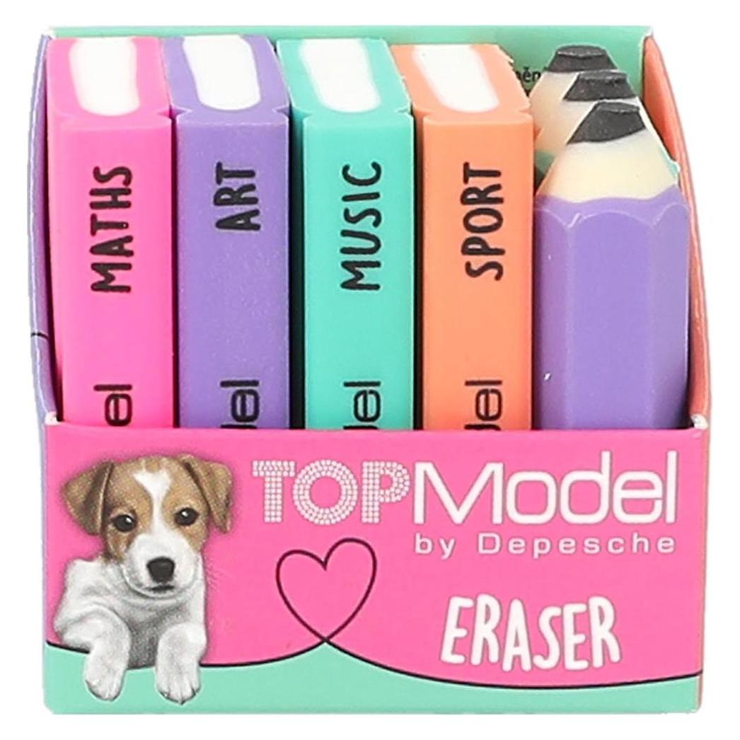 Magni Radierer-Set TOPModel Mini Schulbücher Stifte (DP12443)
