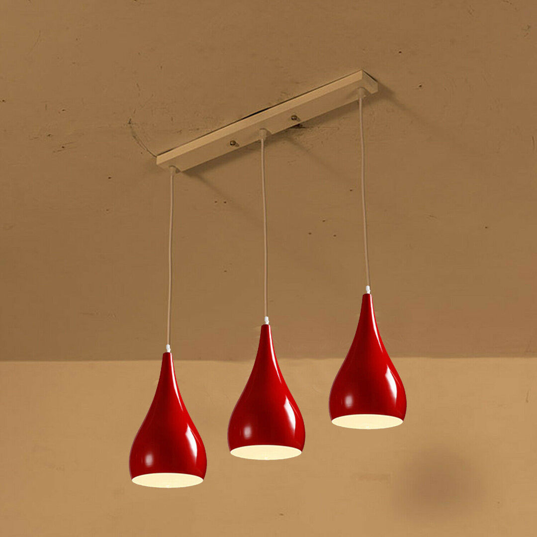 George Oliver Continuum 3 - Light Pendant Red 127cm H X 45cm W X 127cm D