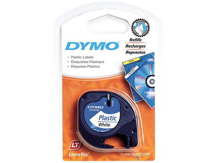 Dymo Schriftband (12 mm x 4 m, Blau)